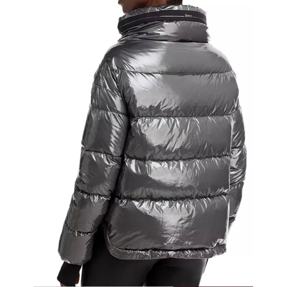 Herno Laminar Down Water Repellent Puffer Jacket Coat US 4 IT 40 Small S New - Picture 4 of 11